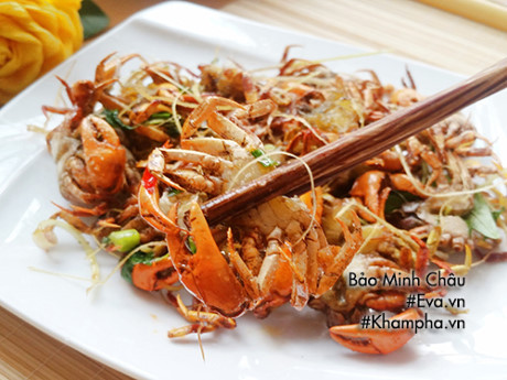 Cua đồng rang muối giòn tan ngày hè - Ảnh 10 Cua dong rang muoi gion tan ngay he - Anh 10