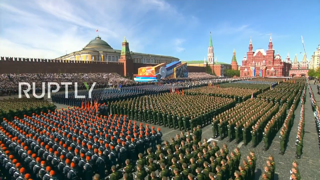 Lễ duyệt binh có sự tham gia của nhiều lực lượng quân đội Nga