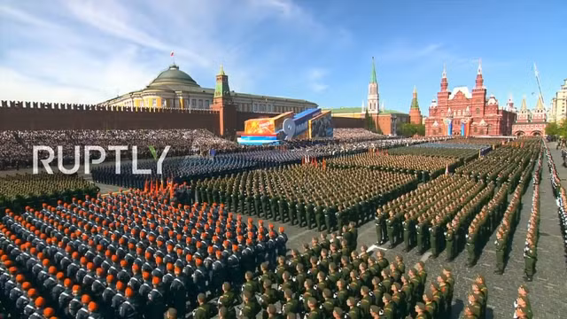 Lễ duyệt binh có sự tham gia của nhiều lực lượng quân đội Nga