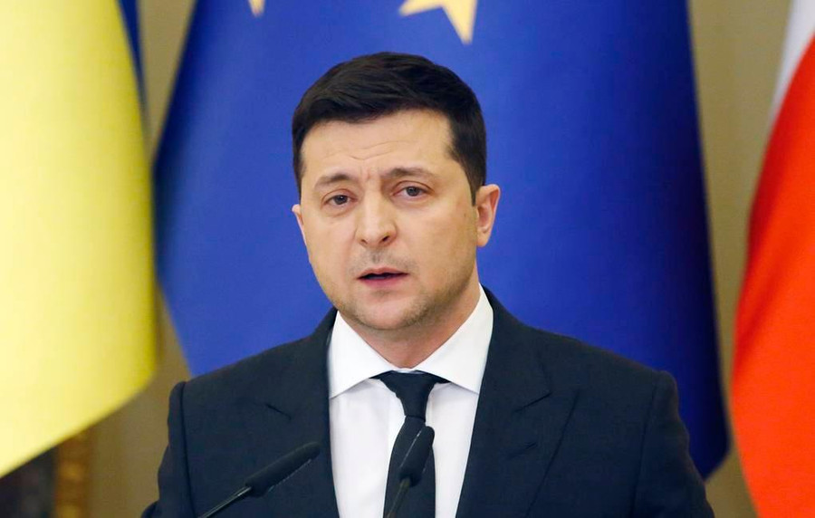 Tổng thống Ukraine Vladimir Zelensky.