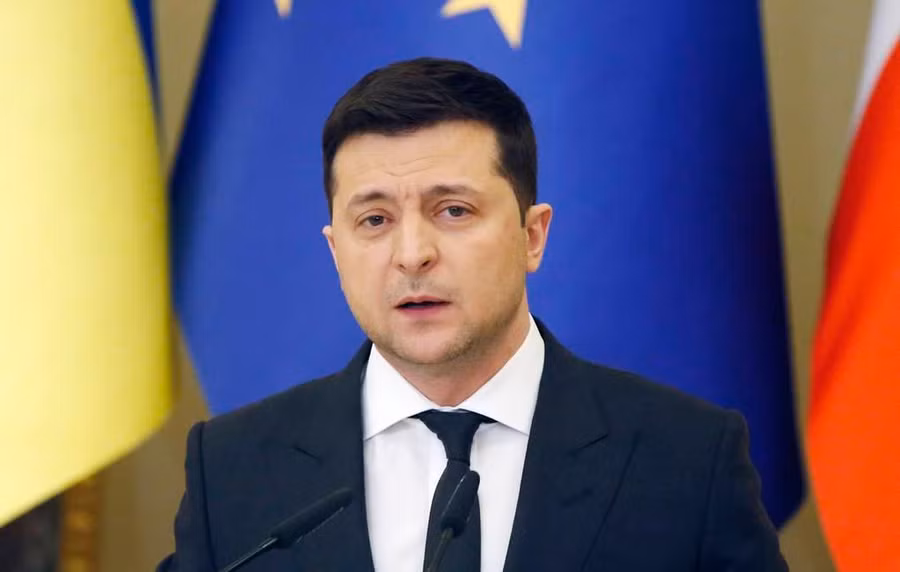 Tổng thống Ukraine Vladimir Zelensky.