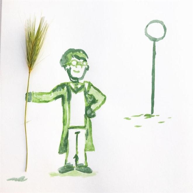 Theo Boredpanda, Kristian Mensa, chàng nghệ sĩ 17 tuổi đến từ Cộng hòa Séc, có khả năng sáng tạo nên những bức tranh hài hước, độc đáo.