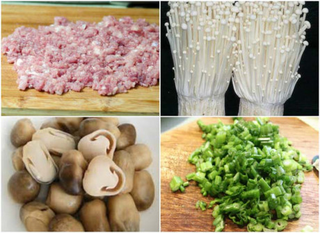 Cách làm canh thịt băm nấu nấm thơm lừng góc bếp - Ảnh 1 Cach lam canh thit bam nau nam thom lung goc bep - Anh 1