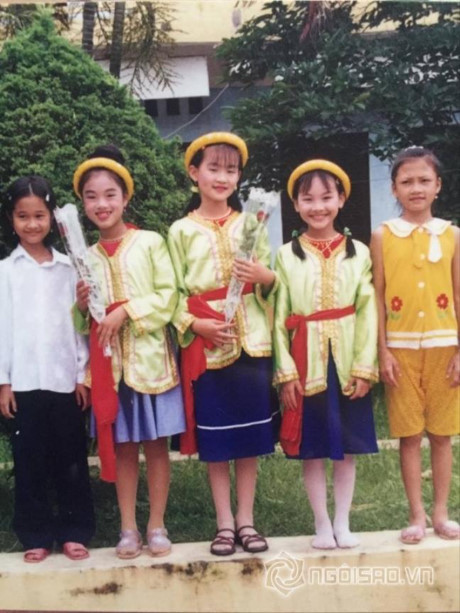 Nhan sắc xinh đẹp từ tấm bé của nàng dâu Bảo Thanh Nhan sac xinh dep tu tam be cua nang dau Bao Thanh