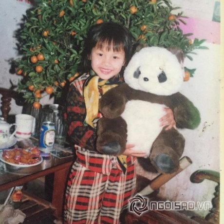 Nhan sắc xinh đẹp từ tấm bé của nàng dâu Bảo Thanh Nhan sac xinh dep tu tam be cua nang dau Bao Thanh