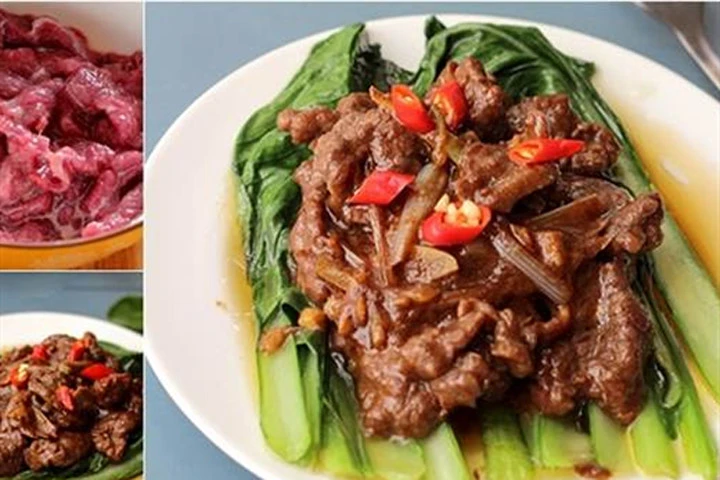 Bò xào rau cải đơn giản mà ngon cơm ngày đầu tuần