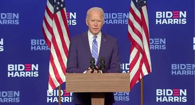 Ứng viên đảng Dân chủ Joe Biden cho rằng đã đủ chiến thắng để có được 270 phiếu đại cử tri.