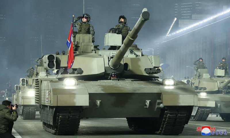Xe tăng chiến đấu chủ lực của Triều Tiên.
