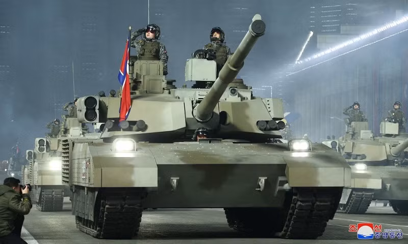 Xe tăng chiến đấu chủ lực của Triều Tiên.