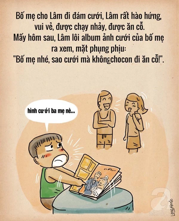 Tranh vui: Những câu nói khiến người lớn cười “vỡ bụng” của trẻ con