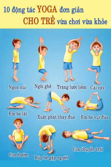 10 dong tac Yoga cho be cang choi cang khoe - Anh 1