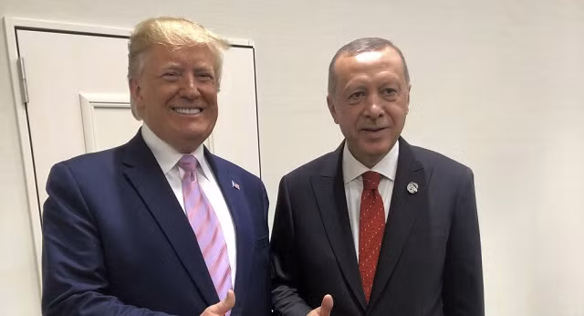 TT Mỹ Donald Trump và TT Thổ Nhĩ Kỳ Tayyip Erdogan.