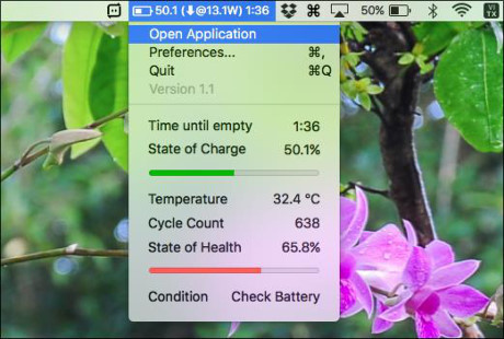 Ứng dụng kiểm tra pin cho thiết bị iOS và MacBook - Ảnh 9 Ung dung kiem tra pin cho thiet bi iOS va MacBook - Anh 9
