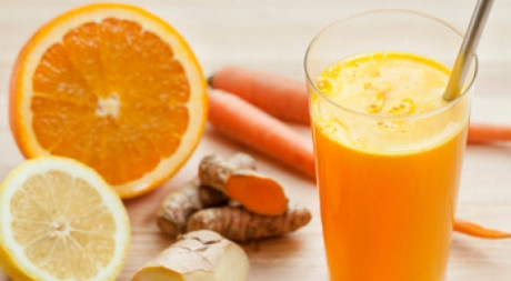 Làn da đẹp không tỳ vết nhờ nước ép nghệ - Ảnh 1 Lan da dep khong ty vet nho nuoc ep nghe - Anh 1