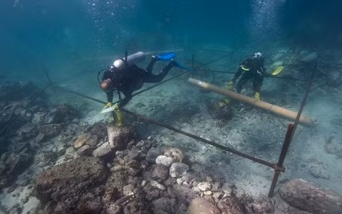 Xác tàu đắm là tàu Esmeralda bị đánh chìm cách đây 500 năm tại bờ biển Oman, Ả Rập