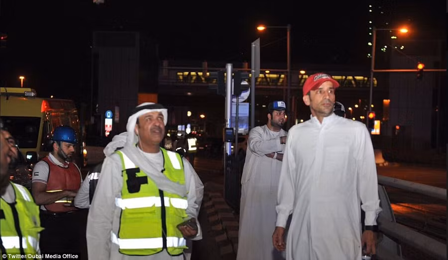 Các nhà chức trách Dubai có mặt ở hiện trường