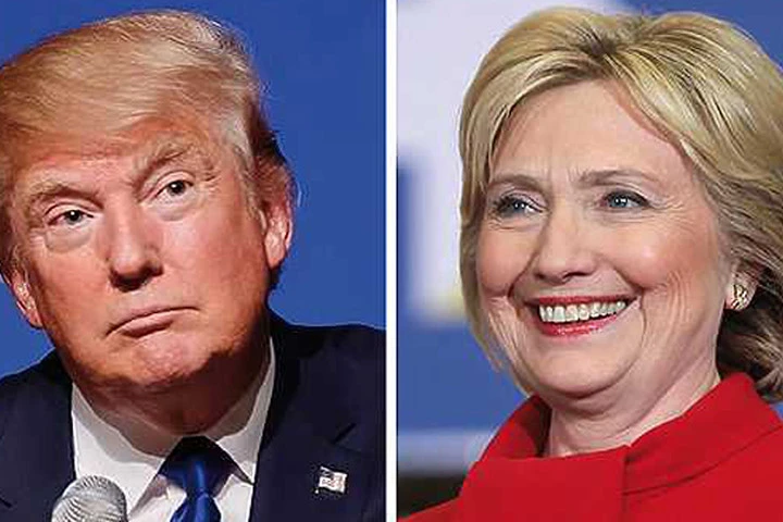 Quỹ tranh cử của ông Trump kém bà Hillary hàng chục lần