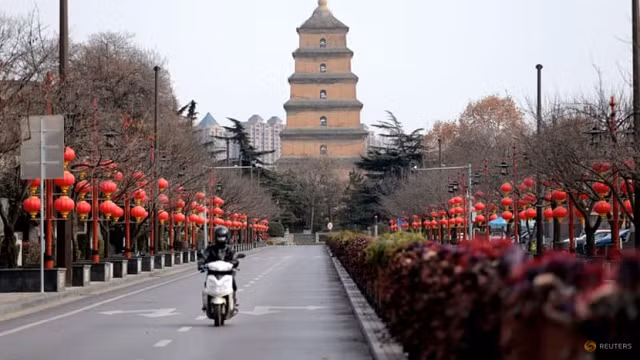 Thành phố Tây An, Trung Quốc vắng lặng vì lệnh phong tỏa.