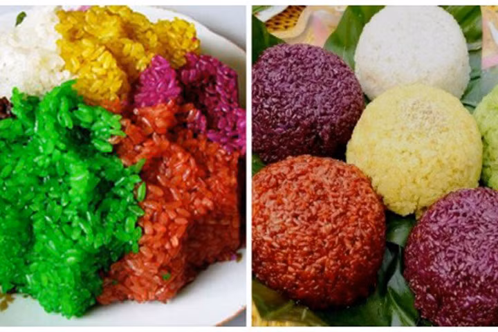 Cách nấu xôi ngũ sắc cho mâm cỗ cúng rằm tháng Giêng