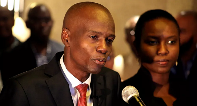 Tổng thống Haiti Jovenel Moise và phu nhân Martine Moise.