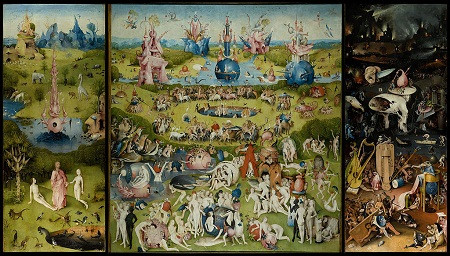 Bức “Khu vườn của những hạnh phúc trần thế” của Hieronymus Bosch (1450-1516)