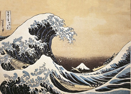 Bức “Con sóng lớn” của Katsushika Hokusai (1760-1849)