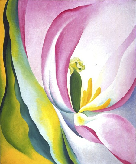 Bức “Tulip hồng” của Georgia O