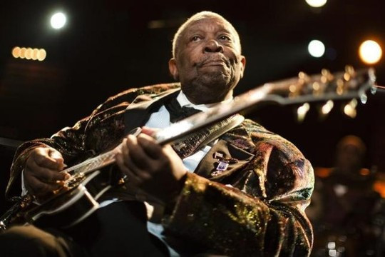 Vĩnh biệt huyền thoại của dòng nhạc Blues B.B.King. Ảnh: Reuters
