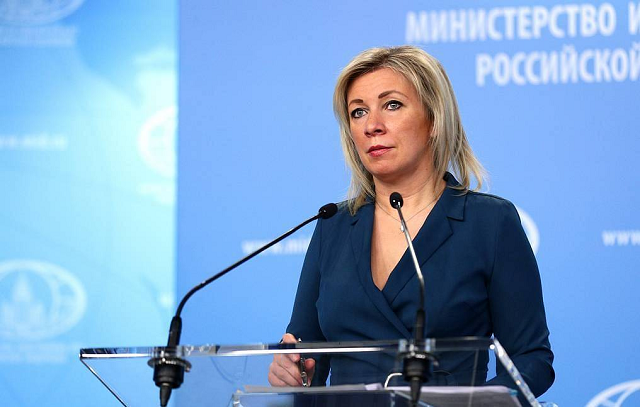 Phát ngôn viên Bộ Ngoại giao Nga Maria Zakharova. 