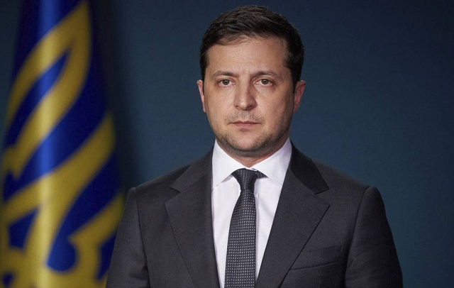 Tổng thống Ukraine Zelensky.