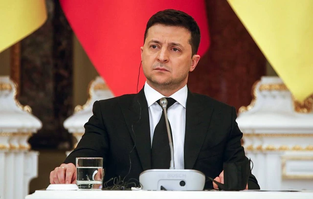 Tổng thống Ukraine Zelensky.