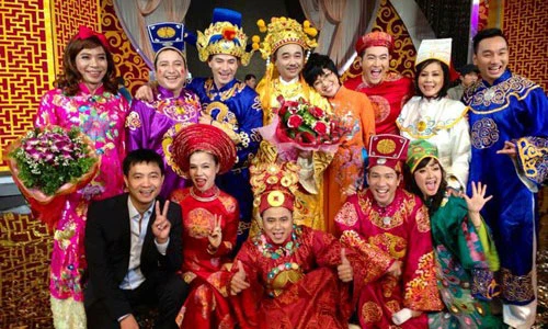 Ảnh hậu trường Táo Quân.