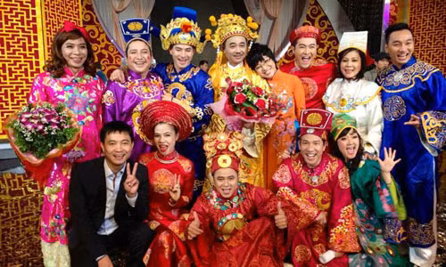 Ảnh hậu trường Táo Quân.