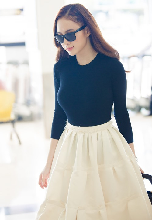 Angela Phương Trinh quyết tâm thay đổi hình ảnh ảnh 4 Angela Phương Trinh gặp sự cố tại sân bay Tân Sơn Nhất - 4