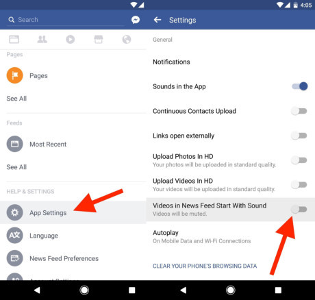 Hướng dẫn tắt chức năng tự động phát âm thanh cho video trên Facebook - Ảnh 4 Huong dan tat chuc nang tu dong phat am thanh cho video tren Facebook - Anh 4