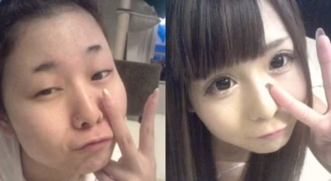 Những tình huống “dở khóc dở cười” khi hot girl lộ mặt mộc