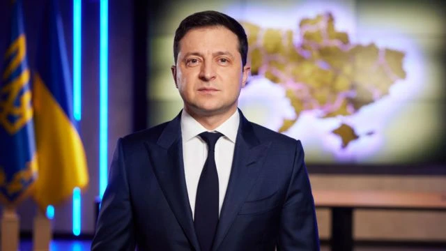 Tổng thống Ukraine Zelensky.