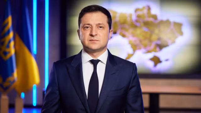 Tổng thống Ukraine Zelensky.