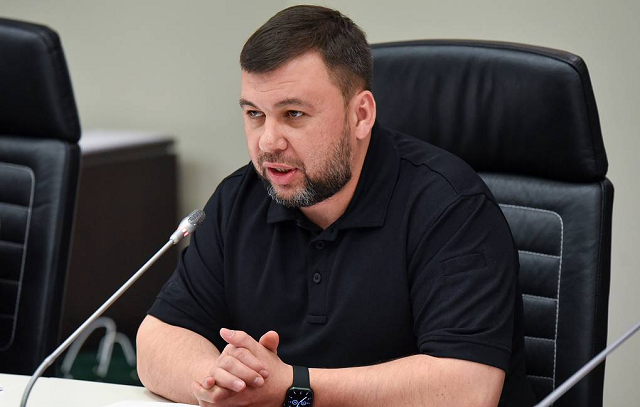 Lãnh đạo Cộng hòa Nhân dân Donetsk (DPR) tự xưng Denis Pushilin.