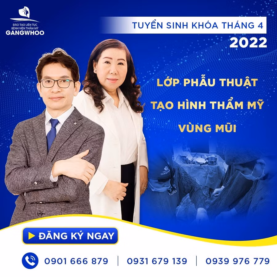 Đăng ký giữ suất khóa học: “Phẫu thuật tạo hình thẩm mỹ vùng mũi” tháng 04/2022 ảnh 1
