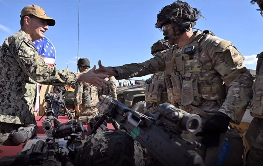 Quân đội Mỹ trong một cuộc tập trận chung với NATO.