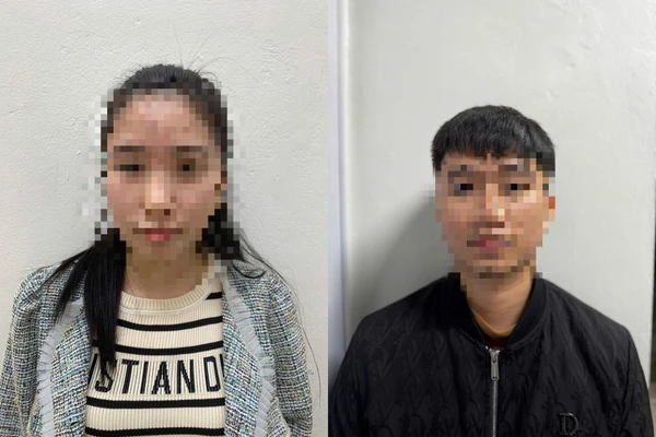 Những kẻ cầm đầu đường dây tại cơ quan Công an. Ảnh: CA