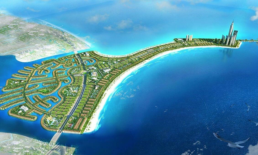 Phối cảnh dự án Vinhomes Green Paradise tại Cần Giờ. Ảnh: Vingroup