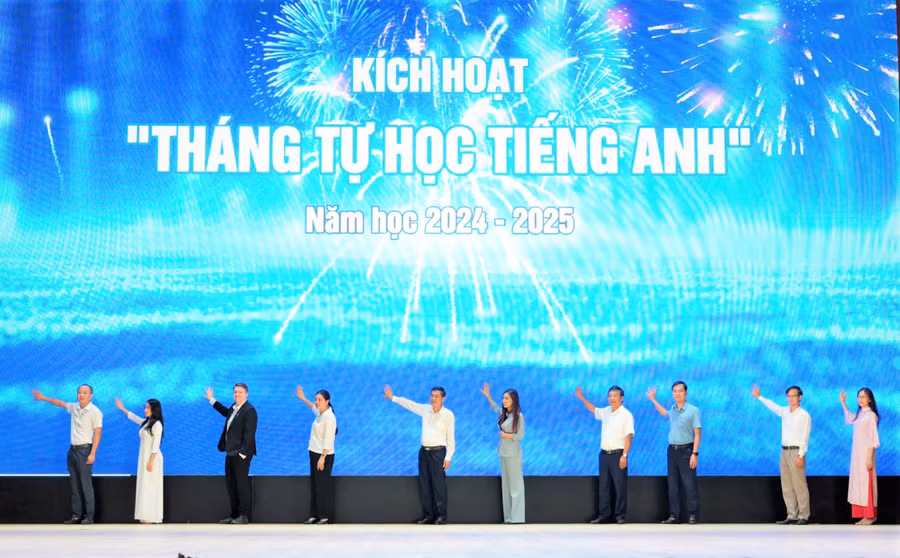 Ngành giáo dục Nghệ An kích hoạt tháng tự học tiếng Anh năm 2025. Ảnh: Hồ Lài