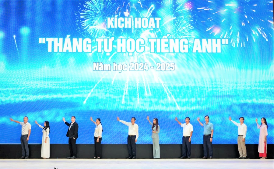 Ngành giáo dục Nghệ An kích hoạt tháng tự học tiếng Anh năm 2025. Ảnh: Hồ Lài