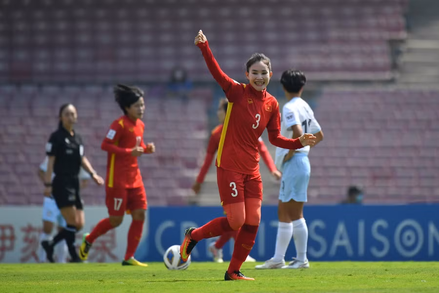 Tuyển nữ Việt Nam xuất sắc giành vé dự World Cup 2023.