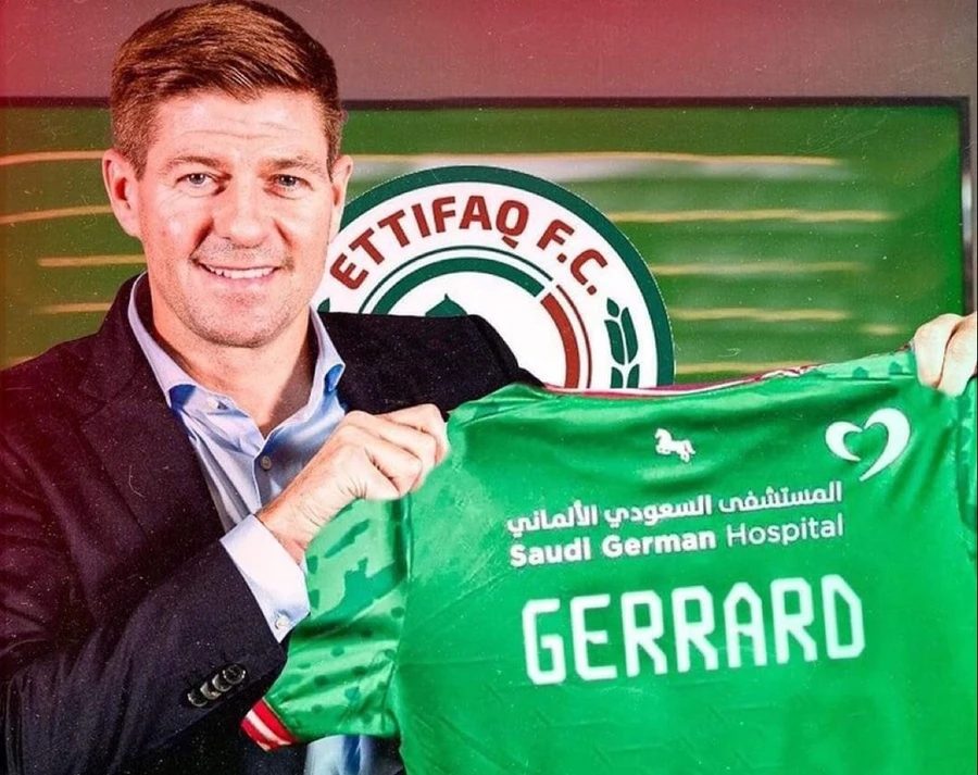 Steven Gerrard dẫn dắt Al Ettifaq của giải Saudi Pro League.