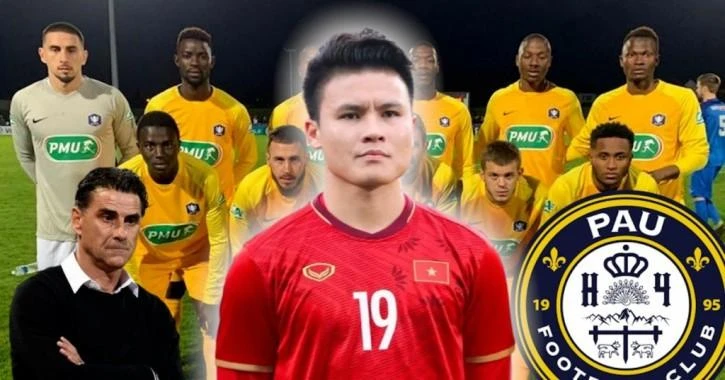 Quang Hải nhận được sự quan tâm đặc biệt ở Pau FC.