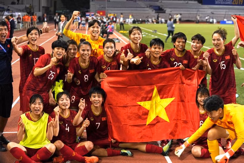 Tuyển nữ Việt Nam tập huấn tại Đức trước thềm World Cup.