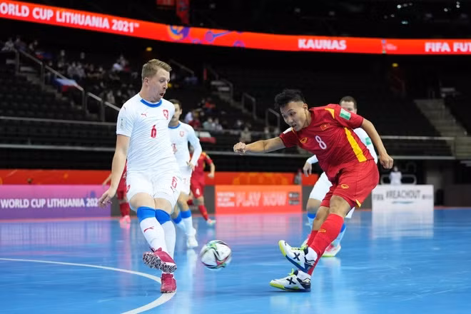 Tuyển futsal Việt Nam lần thứ 2 góp mặt ở vòng đấu loại World Cup